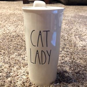 Rae Dunn Cat Lady Travel Mug